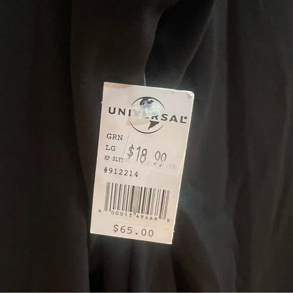 (NWT) HARRY POTTER Universal Studios Slytherin Track Jacket Size L - Picture 4 of 4